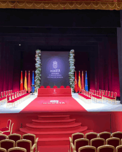 Decoración Día de la Ciudad de Murcia en el Teatro Romea